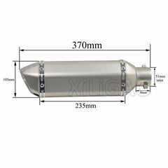 Motorcycle Exhaust Pipe